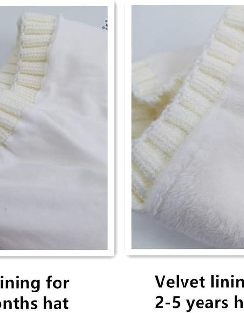 Load image into Gallery viewer, Baby Winter Hat Scarf Set, Unisex Infant Toddler Kids Hat Scarf
