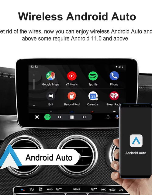 Load image into Gallery viewer, Android 13 Carplay Ai Box Wireless Android Auto Smart TV Box Car Intelligent System WIFI Support Netflix Youtube FOTA Upgrade
