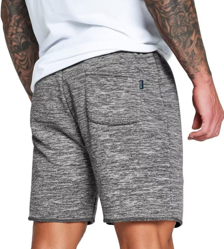 Mens Lounge Shorts Knit Terry Cloth Drawstring Athletic Sweat Shorts with Pockets 6 Inch